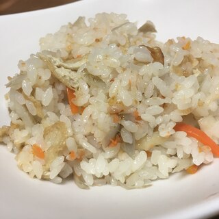 あご出汁の炊き込みご飯